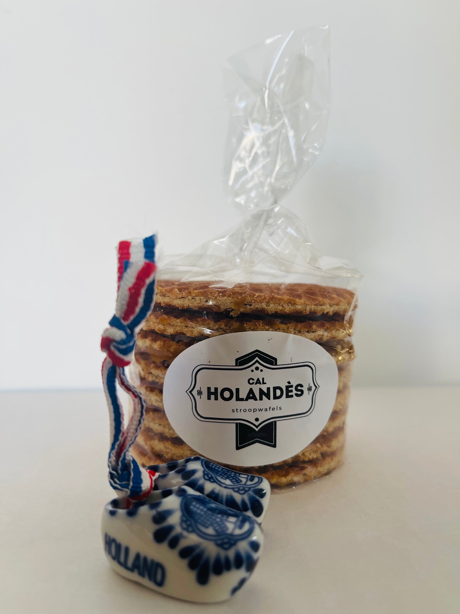 Paquete con 8 stroopwafels (galletas holandesas con caramelo)